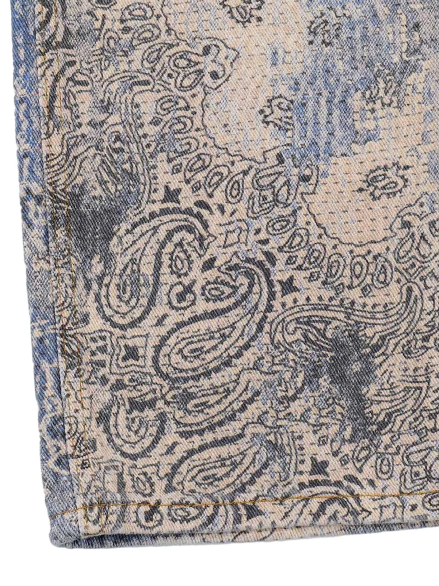 Thesupermade Paisley Printed Jeans - 2186