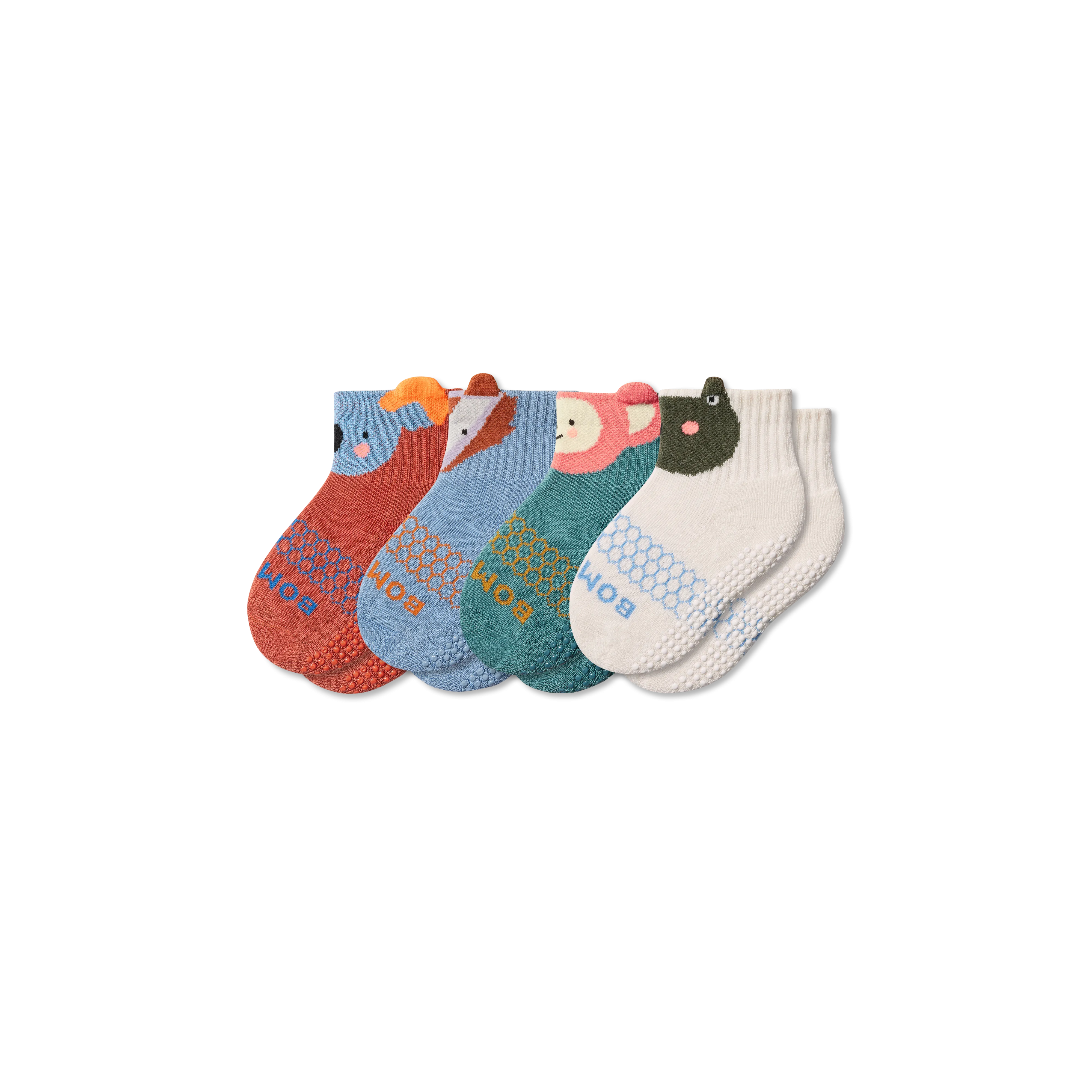 Toddler Forest Friends Calf Sock 4-Pack