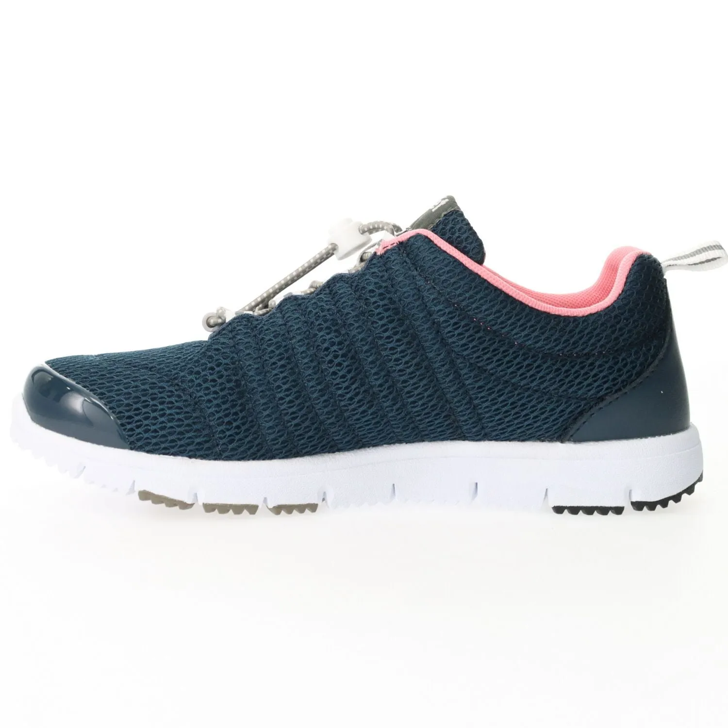 Travel Walker Navy/melon Mesh Walking Shoes