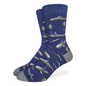 Unisex Naval Submarines Socks