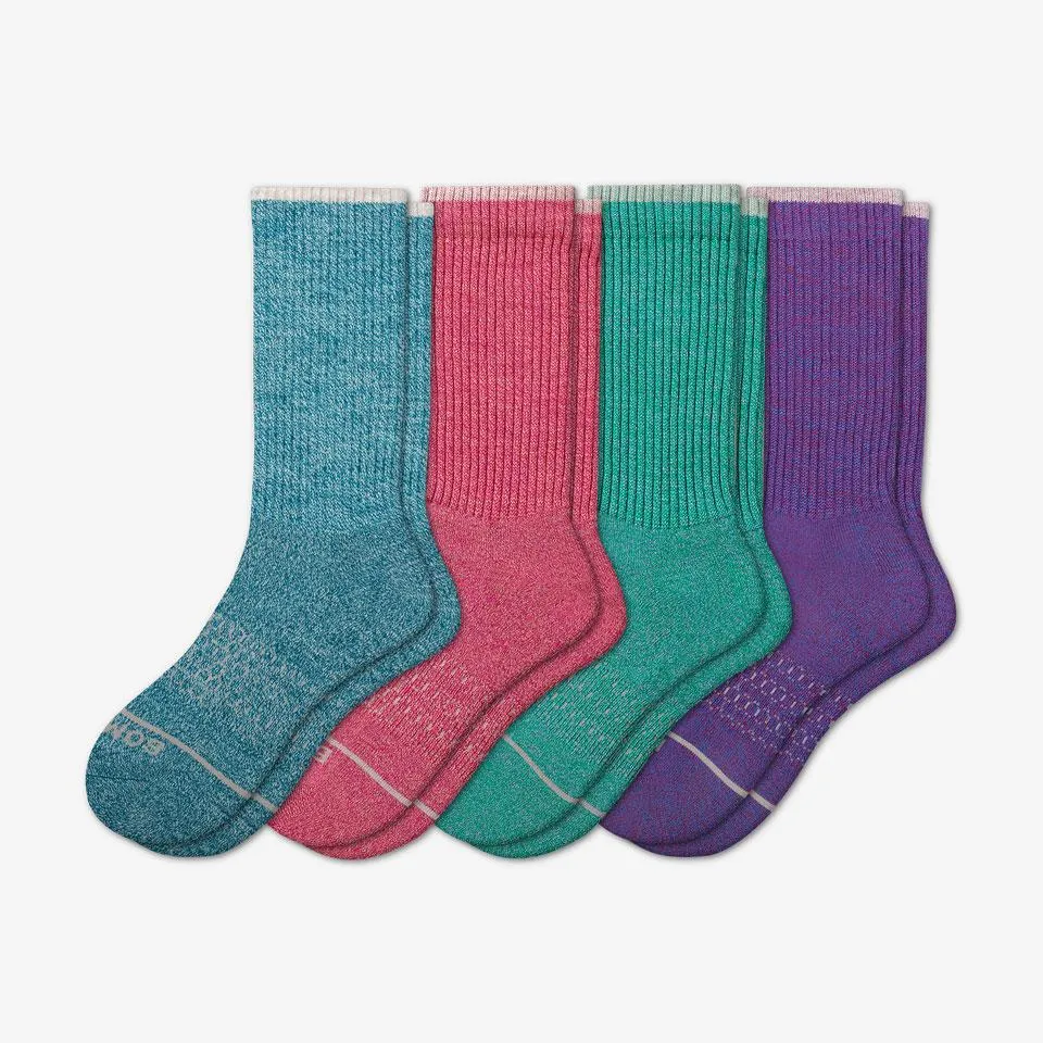 Women's Merino Wool Calf Sock 4-Pack