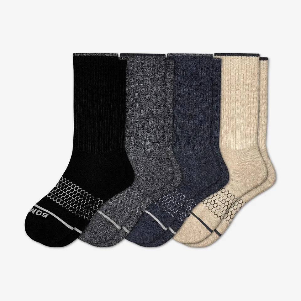 Women's Merino Wool Calf Sock 4-Pack