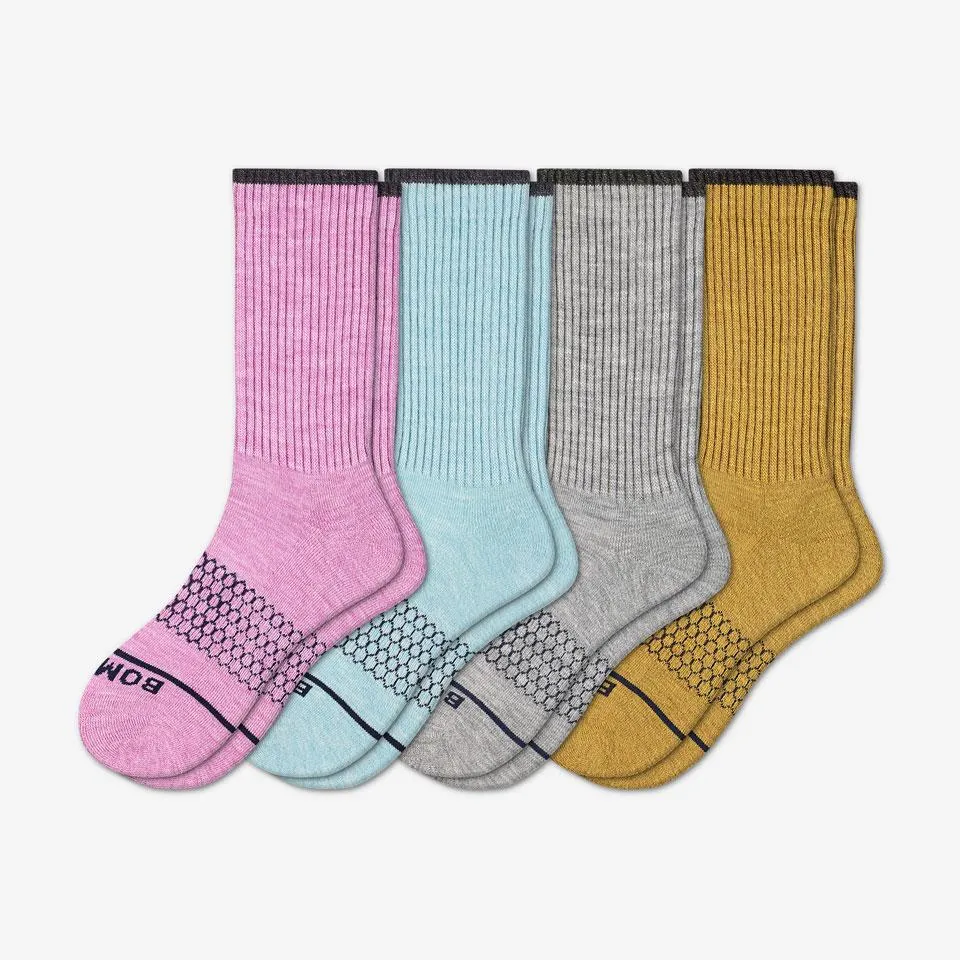 Women's Merino Wool Calf Sock 4-Pack